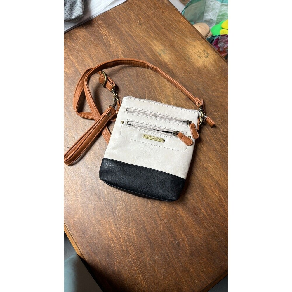 Stone & Co. Faux Leather Colorblock Crossbody Bag
